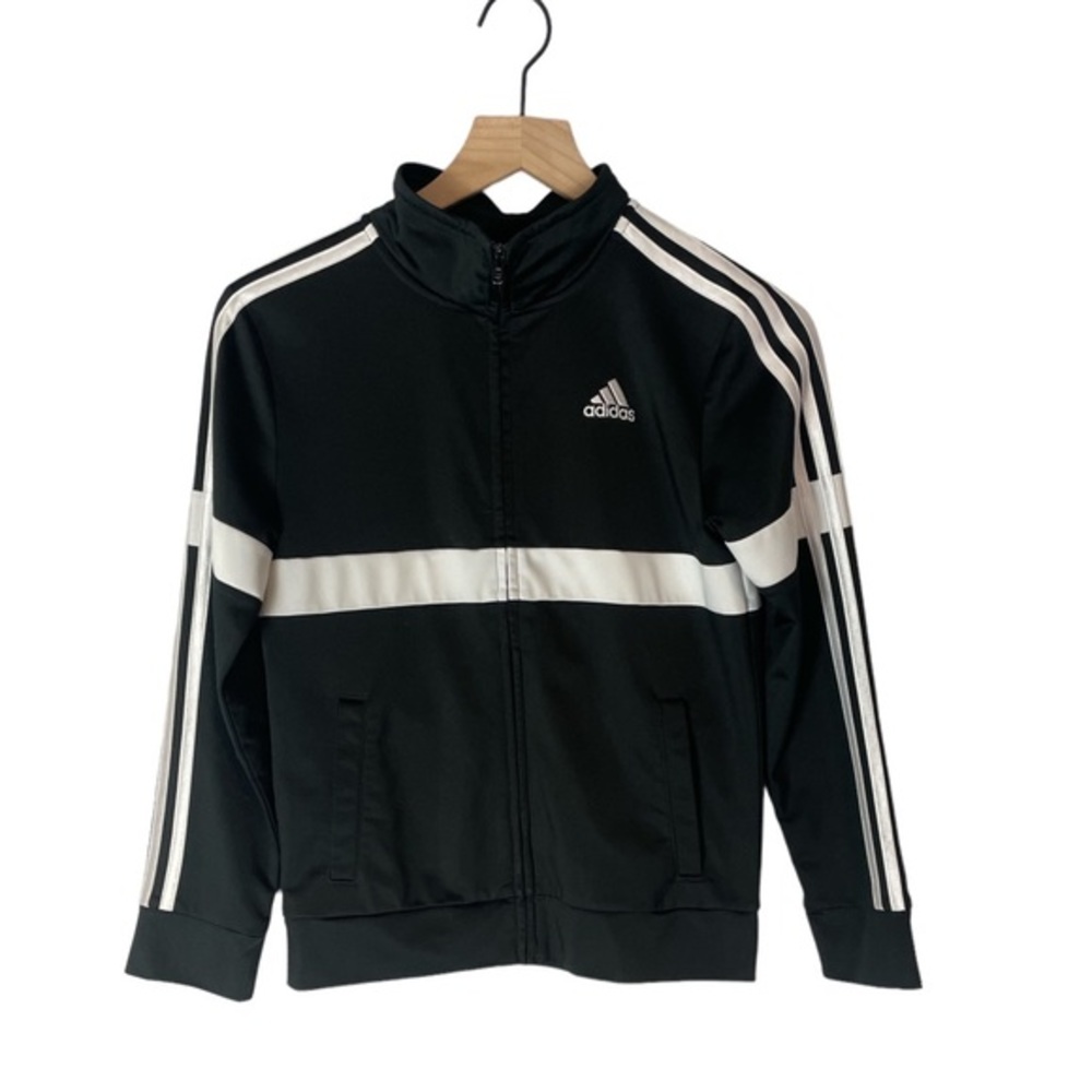 Adidas Youth Medium 10/12 Black Track Jacket